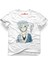 Naruto Kakashi Manga Anime Beyaz Erkek T-Shirt 1