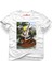 Naruto Kakashi Manga Anime Beyaz Erkek T-Shirt 1