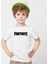 Fortnite Beyaz Erkek T-Shirt 1