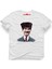 Atatürk Kalpaklı Beyaz Erkek T-Shirt 1