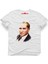 Mustafa Kemal Atatürk Asalet Beyaz Erkek T-Shirt 1