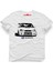 Subaru İmpreza Beyaz Erkek T-Shirt 1