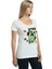 Minecraft Oyun Beyaz Kadın T-Shirt 3