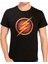 Flash Siyah Erkek T-Shirt 1