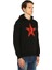 Kızılyıldız Siyah Kapüşonlu Erkek Sweatshirt Hoodie 3