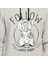 White Rabbit Gri Kapüşonlu Erkek Sweatshirt Hoodie 2