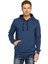 Mavi Kışlık Kalın Kapüşonlu Erkek Sweatshirt Hoodie 1