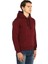 Bordo Kışlık Kalın Kapüşonlu Erkek Sweatshirt Hoodie 2