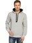 Gri Kapüşonlu Erkek Sweatshirt Hoodie 1