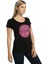 Pac Girl Siyah Kadın T-Shirt 3