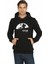 Seven Samurai Siyah Erkek Kapüşonlu Sweatshirt 1
