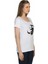 Yin Yang Kedi Beyaz Kadın T-Shirt 3