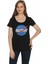 Big Bang Theory Nasa Siyah Kadın T-Shirt 1