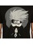 Naruto Kakashi Hatake Siyah Erkek T-Shirt 2
