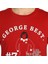 George Best Futbol Kırmızı Erkek T-Shirt 2