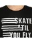 Skate Penguen Siyah Erkek T-Shirt 2