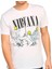Nirvana Kurt Cobain Beyaz Erkek T-Shirt 1