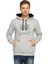 90'Lar Alternative Gri Kapüşonlu Erkek Sweatshirt 1