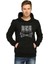 90'Lar Alternative Siyah Kapüşonlu Erkek Sweatshirt 1
