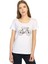Bisiklet Beyaz Kadın T-Shirt 1