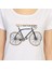 Bisiklet Beyaz Kadın T-Shirt 2