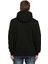 Siyah Kışlık Kalın Kapüşonlu Erkek Sweatshirt Hoodie 3