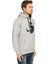Yin Yang Kedi Gri Kapüşonlu Erkek Sweatshirt Hoodie 3