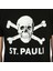 St. Pauli Futbol Siyah Erkek T-Shirt 2