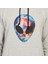 Alien Cosmos Gri Kapüşonlu Erkek Sweatshirt Hoodie 2