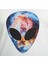 Alien Cosmos Beyaz Kadın T-Shirt 2