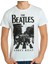 Beatles Beyaz Erkek T-Shirt 1