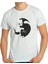 Yin Yang Kedi Beyaz Erkek T-Shirt 1