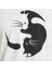 Yin Yang Kedi Beyaz Erkek T-Shirt 2