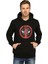 Deadpool Siyah Kapüşonlu Erkek Sweatshirt Hoodie 1