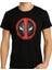Deadpool Siyah Erkek T-Shirt 1