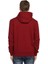 Bordo Kapüşonlu Erkek Sweatshirt Hoodie 4