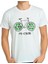 Re-Cycle Bisiklet Beyaz Erkek T-Shirt 1