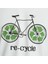 Re-Cycle Bisiklet Beyaz Erkek T-Shirt 2