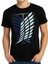 Attack On Titan Siyah Erkek T-Shirt 1