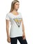 Piramit Beyaz Kadın T-Shirt 3