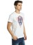 Stereo Skull Beyaz Erkek T-Shirt 3