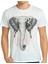 Elephant Fil Beyaz Erkek T-Shirt 1