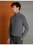 Erkek Gri Melanj Slim Fit Triko Kazak 50193385-VR086 3