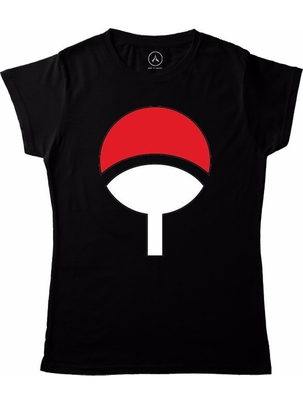 Art T-Shirt - Naruto Uchiha Clan Symbol T-Shirt | Fiyat Arşivi