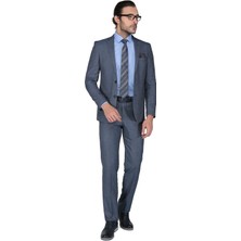 Buenza Costa Slim Fit Mono Tk Yrt Takım Elbise - Mavi