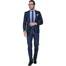 Buenza Cristiano Slim Fit Mono Tk Yrt Takım Elbise - Lacivert