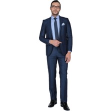 Buenza Cristiano Slim Fit Mono Tk Yrt Takım Elbise - Lacivert