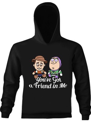 Art T-Shirt Toy Story Çocuk Kapüşonlu Sweatshirt