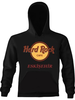 Art T-Shirt Hard Rock Cafe Eskişehir Unisex Kapüşonlu Sweatshirt