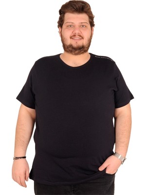 ModeXL T-Shirt Super V Yaka 18150 Lacivert